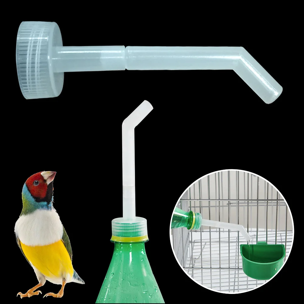 

PetCloud ПЭТ питатель воды питатель дозатор бутылка питьевой чашу попугай клетка для Домик для птиц водоснабжения Товары для птиц