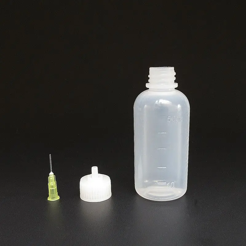 1 шт. 50 мл пустая E-liquid пластиковая канифоль флюс спиртовая бутылка для дозатора