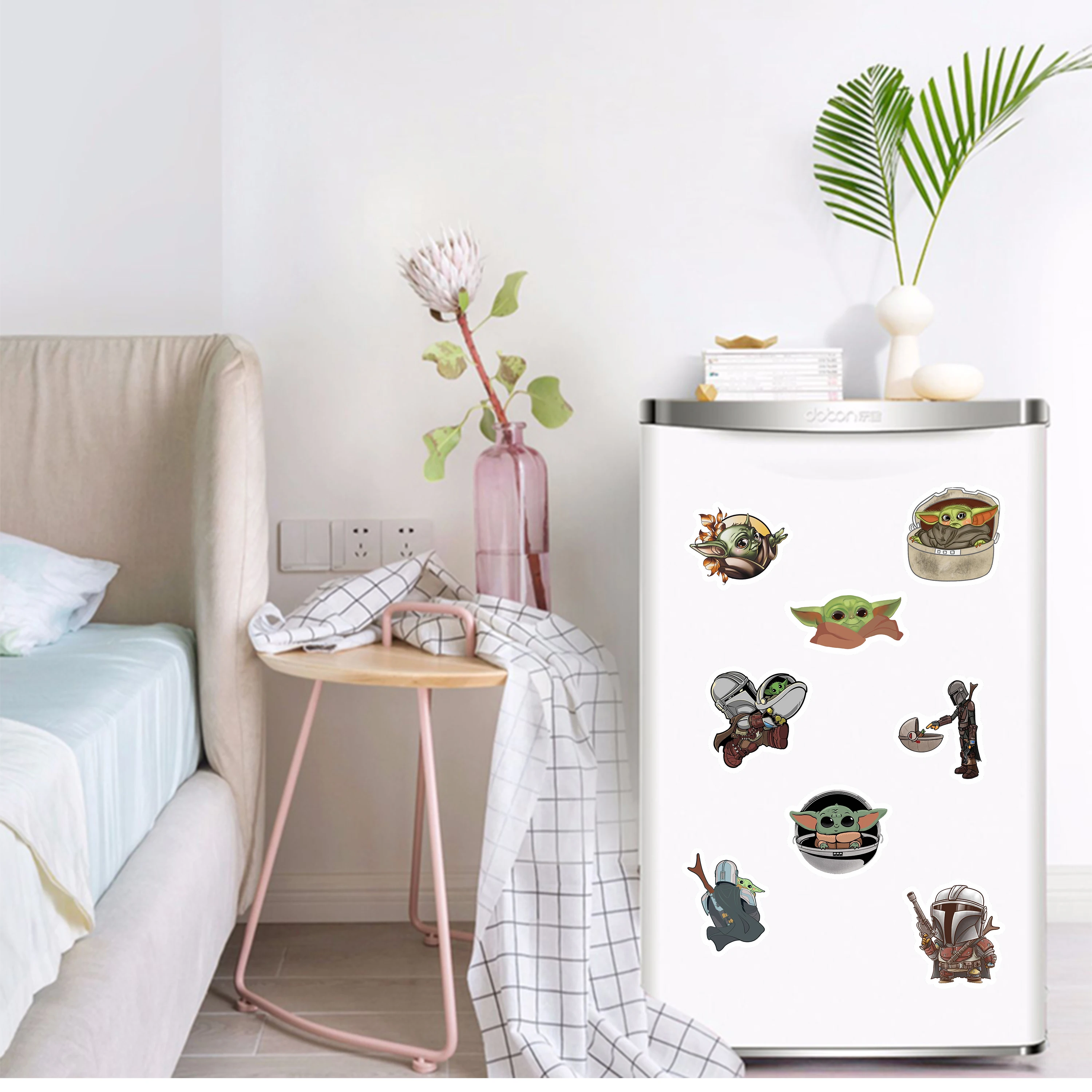 Детские мандалорианские наклейки &quotЗвездные войны&quot 50 шт. детские на ноутбук