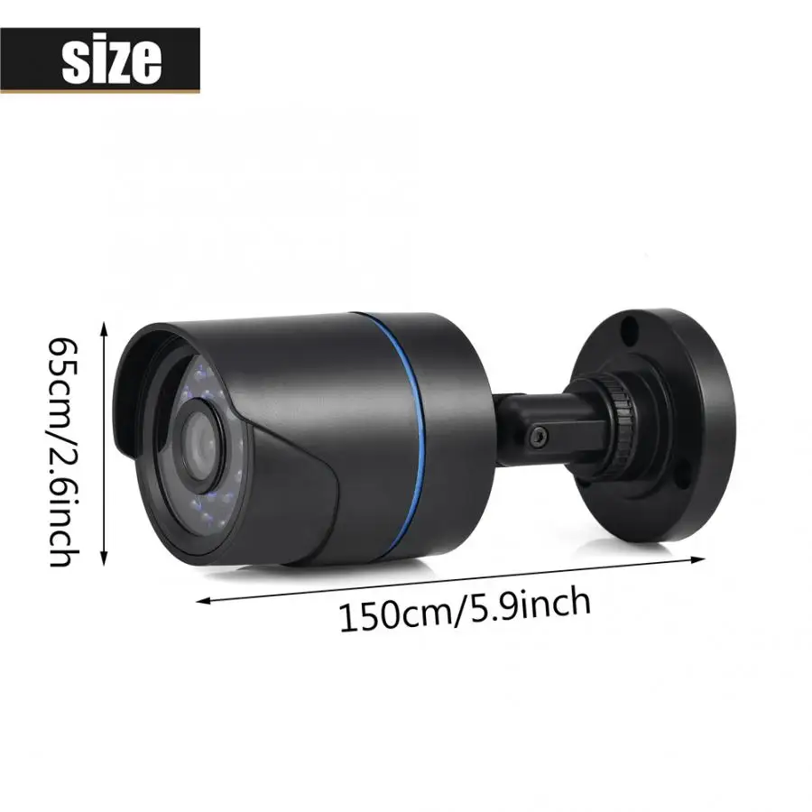 

babyfoon Waterproof HD 720P Day Night IR-CUT Wired CCTV Home Security Camera In/ Outdoor bebek telsizi Security Camera