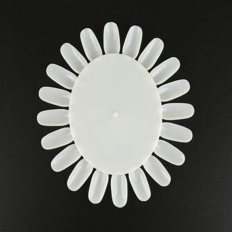 3/1 pcs Nature Color False Nail Art Display Tips Practice Wheel UV Gel Polish Round Board Tool Mold TSLM2 | Красота и здоровье
