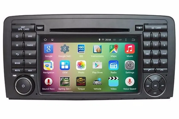 8 восемь Восьмиядерный 4 Гб RAM Android 0 6 Автомобильный dvd-плеер gps для Mercedes Benz ML CLASS W164