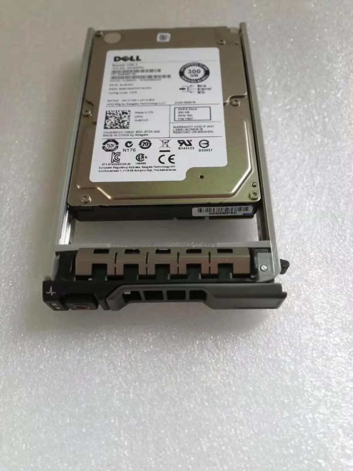 

Original 0H8DVC H8DVC ST9300653SS 300GB 15K SAS 2.5 6Gbps Hard Drive with Caddy