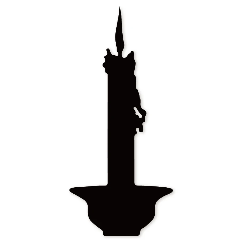 Горящая свеча металлические трафареты для пресс-формы скрапбукинга карточка с