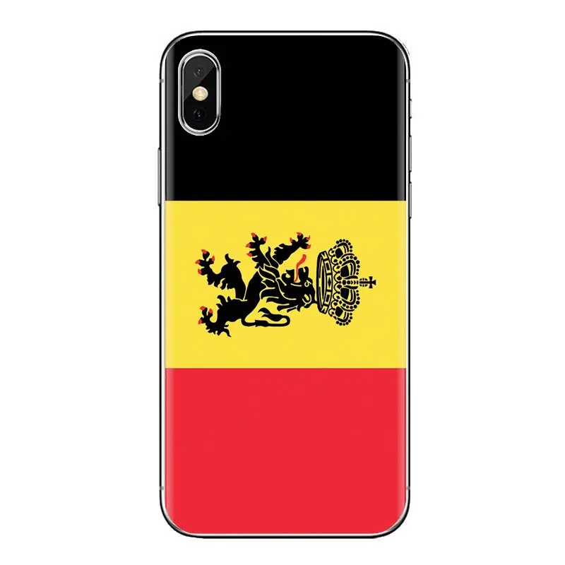 Лев Фландрии флаг Бельгии для huawei P Smart Y6 P8 P9 P10 Plus Nova P20 Lite Pro Mini 2017 SLA-L02 SLA-L22 2i