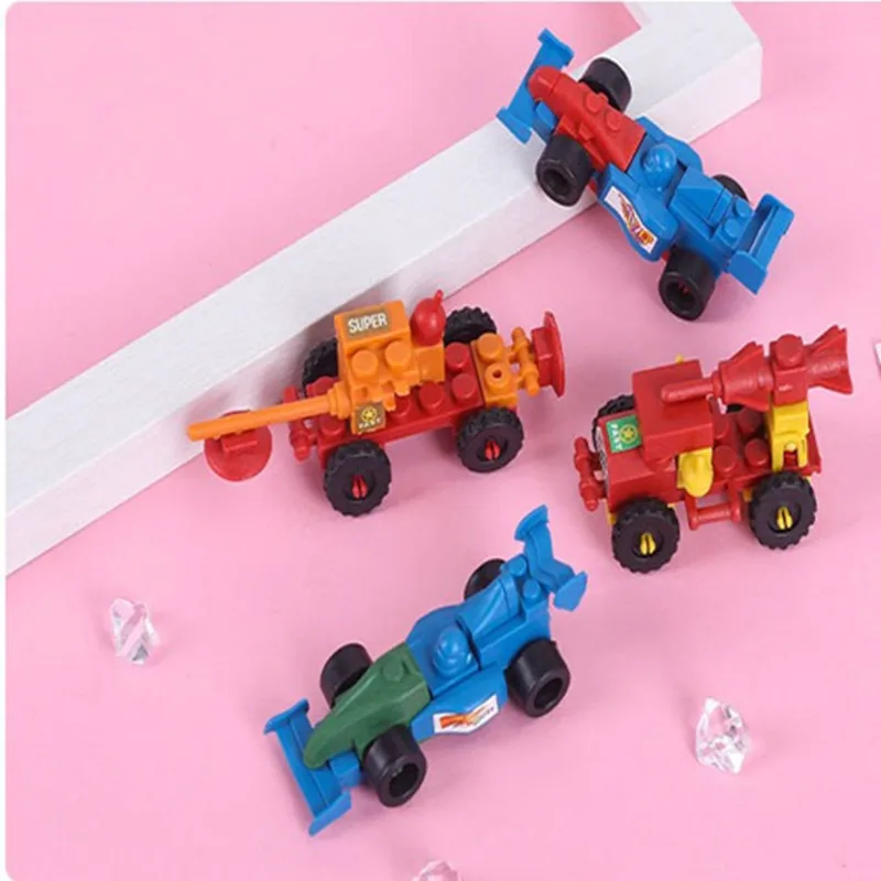 12 шт. в упаковке Детская День рождения питания подарок собрать автомобиль