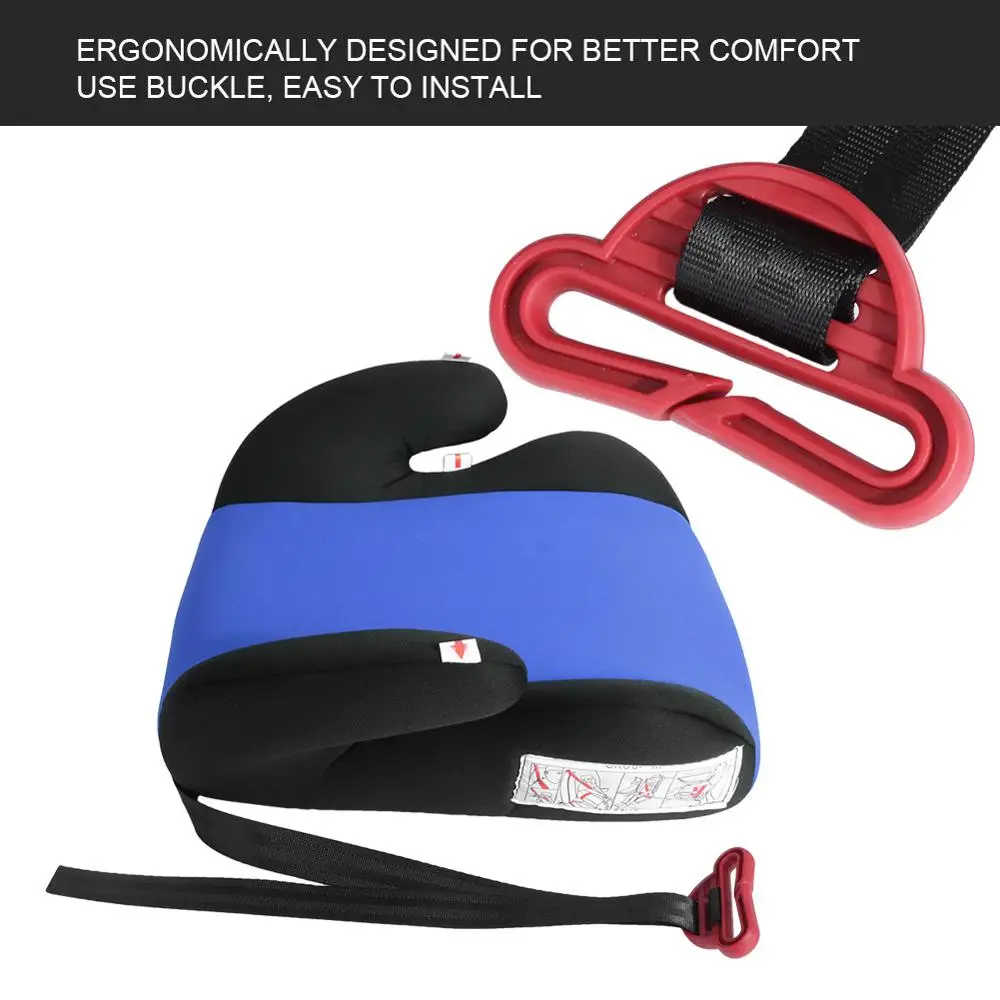 Детское переносное автомобильное кресло утолщенное поролоновое сиденье с