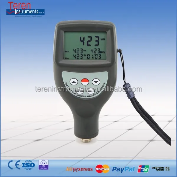 

high accuracy best price ultrasonic thickness gauge paint coating thickness meter made in china