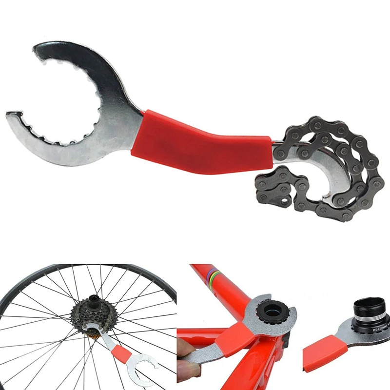 

1 Set Bicycle Repair Tool Kits MTB Road Bikes Chain Cutter Bracket Flywheel Remover Crank Puller Wrench Maintenance Tools