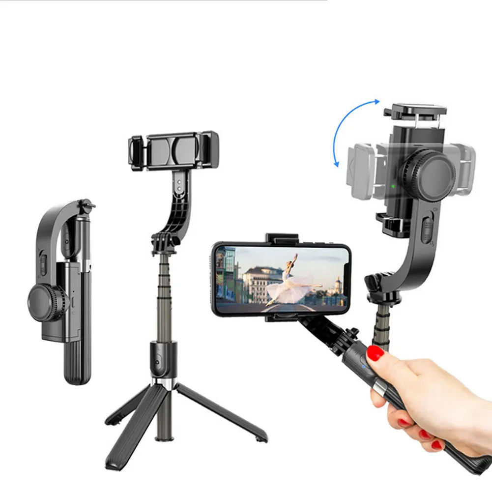 

3 In 1 Wireless Bluetooth Selfie Stick Foldable Portable With Automatic Balance Gimbal Stabilizer Anti-Shake For IOS Android