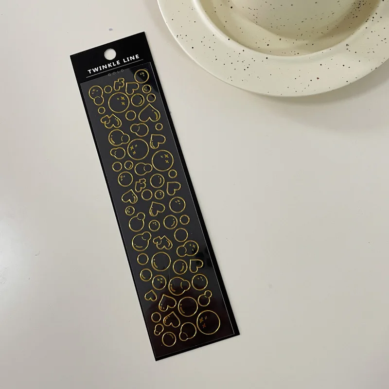 

Прозрачные бронзирующие серебряные звёзды наклейки для скрапбукинга