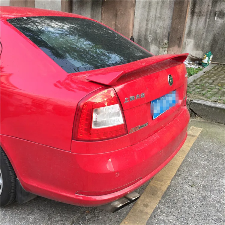 Спойлер для Octavia 2008-2017 Skoda спойлер DKRS из АБС-пластика цветной задний заднего крыла