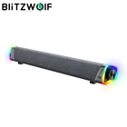 Компьютерный ПК-динамик BlitzWolf BW-GS2 s RGB светильник 360  стерео звук тканевая текстура USB 3,5 мм аудиоразъем умный динамик Саундбар ТВ