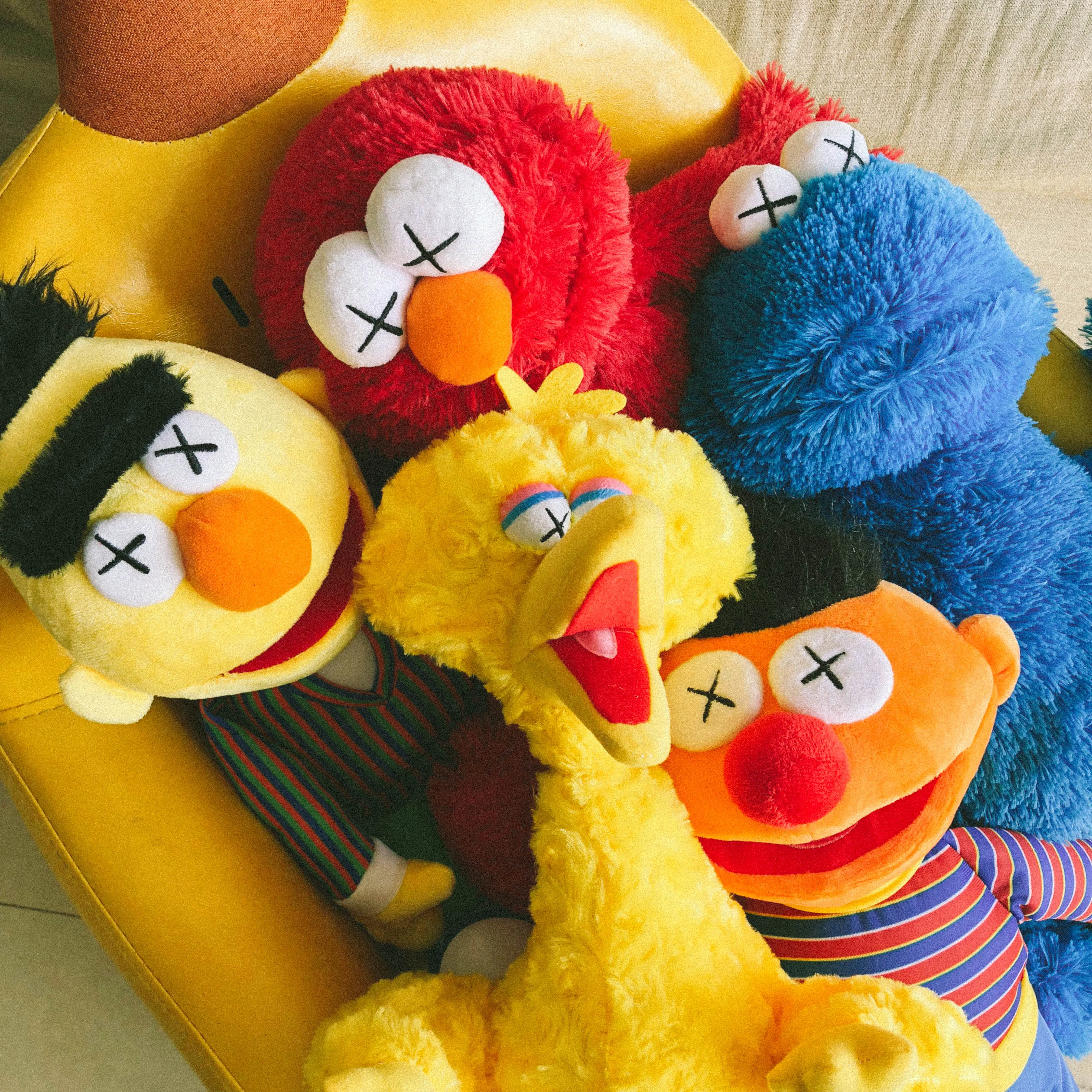 Оригинальный 45 см Размеры с героями Улица Сезам печенья подарок на день рождения