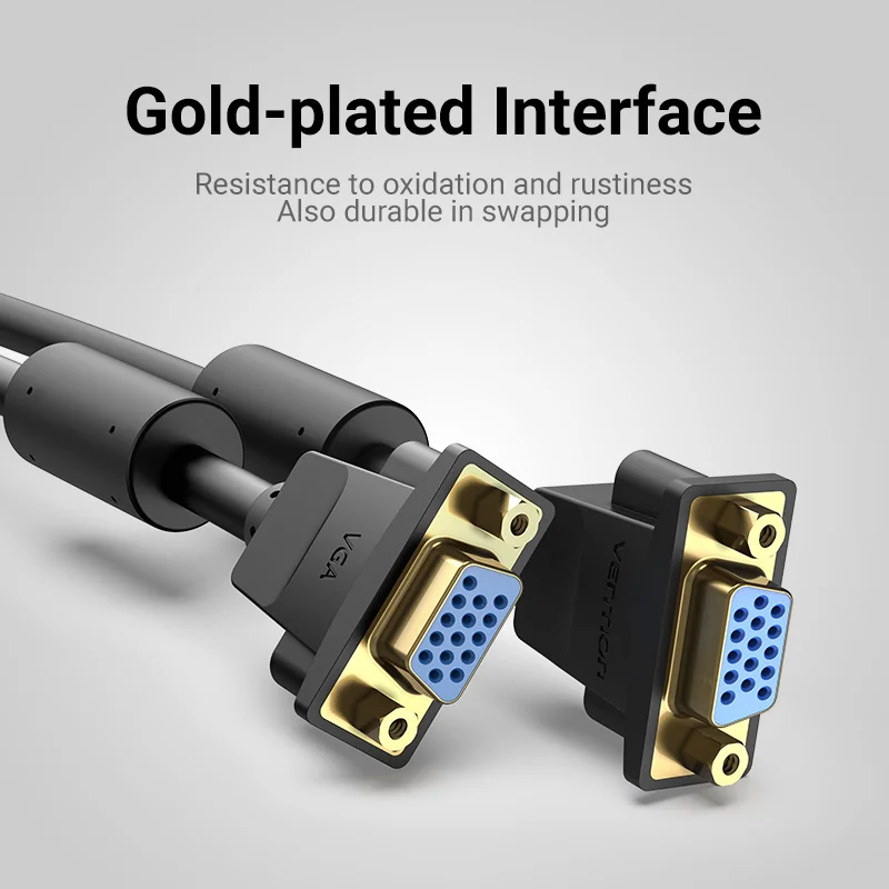 Удлинительный кабель Vention удлинитель для монитора проектора ТВ приставки