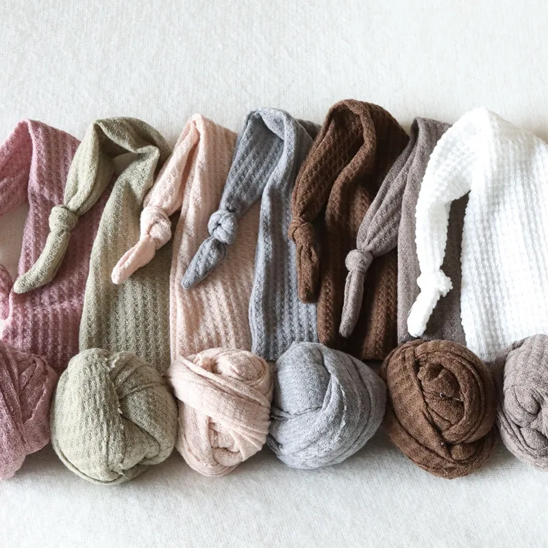 2021 реквизит для фотосъемки новорожденных обертывания и шапка комплект шапочка