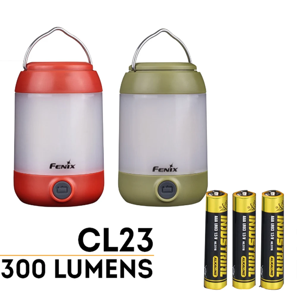 Fenix CL23 300 люмен выделенный кемпинговый светильник с 3 батареями АА|Фонарики и