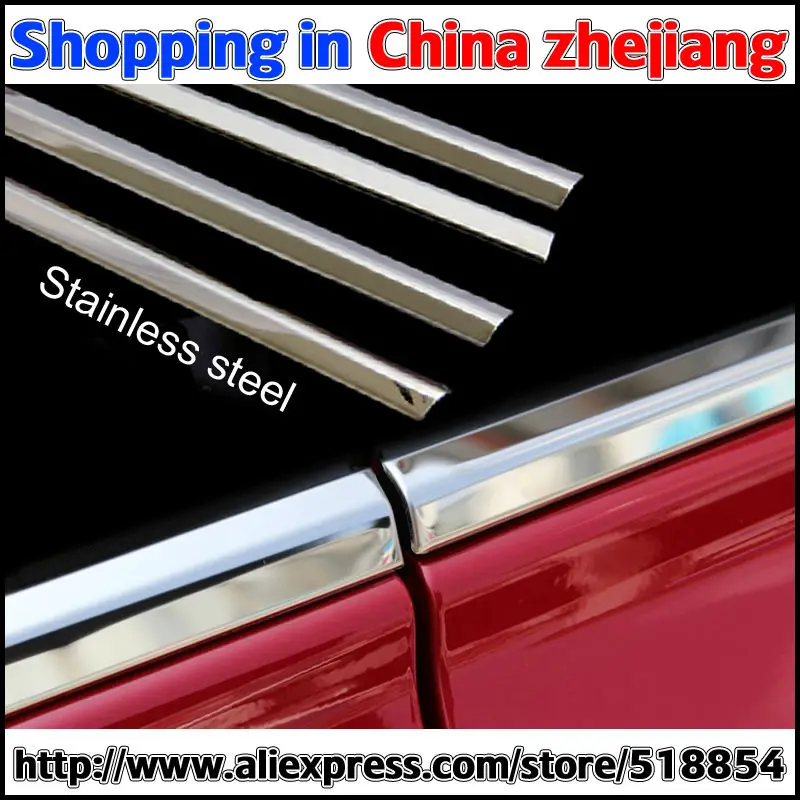 Отделка окон из нержавеющей стали 4 шт./компл. для 2009 2010 2011 2012 2013 2014 Renault Koleos|window