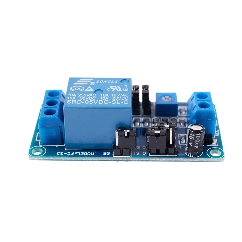 Single Channel Time Delay Relay Module Control Board DC5V FC-32 | Nuts