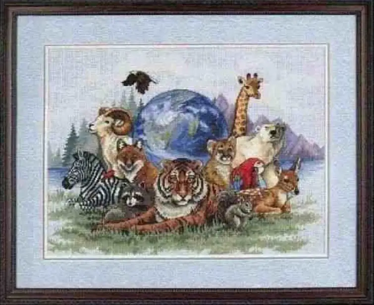 

Dim03822Home Fun Cross Stitch Kit Package Greeting Needlework Counted Kits New Style Joy Sunday Kits Embroidery