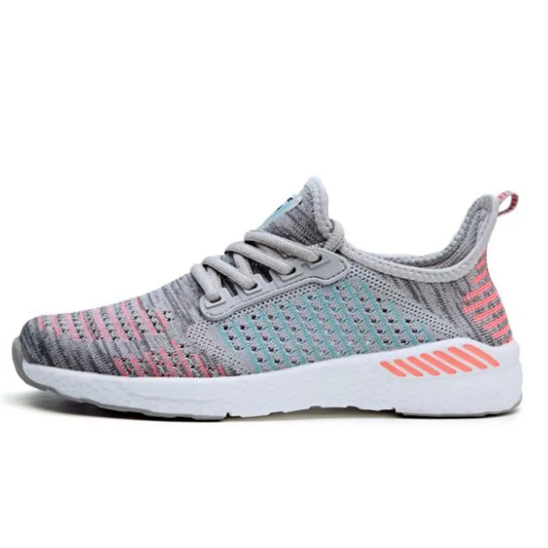 

Designer New flying wire mesh female sneakers shoes woven spring autumn women's shoes lovers sports shoes zapatos de mujer 36-46