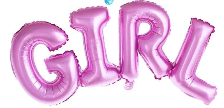 1pc girl balloon Вечерние зубы для мальчиков и девочек, розовые, синие, с порошковыми зубами, для новорожденных, Ilk Disim, Детские вечерние украшения с зубами - Цвет: 1pc girl balloon