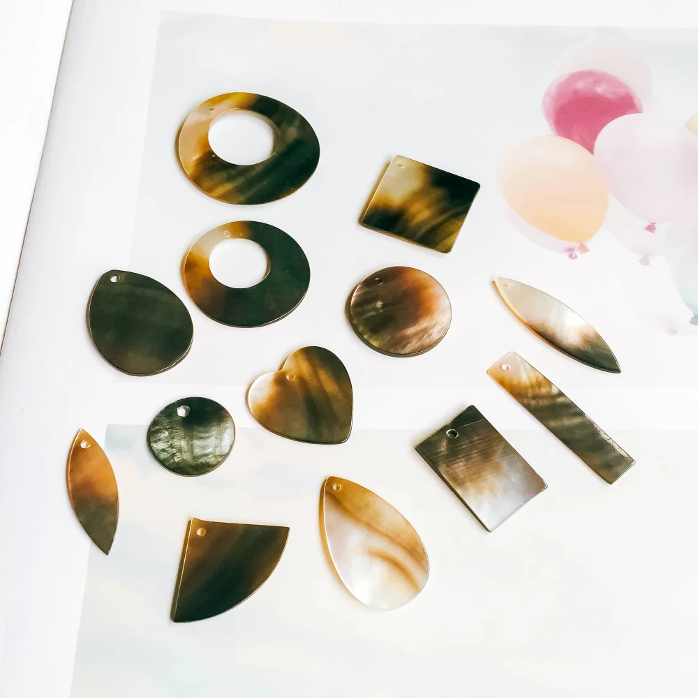 Цепочка с подвеской из полимерного пластика 6 шт. компоненты ювелирных изделий |