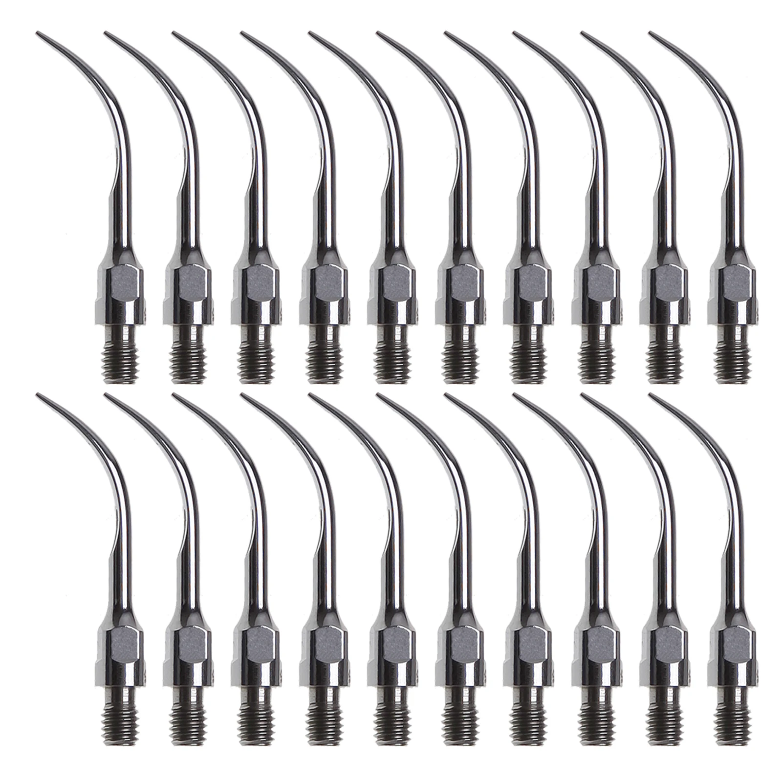 20pcs GS5 Dental Ultrasonic Tips Scaler Scaling Endo Perio Fit SIRONA