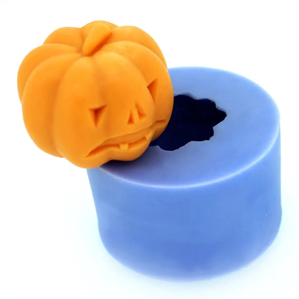 Силиконовая форма для мыла сделай сам в виде тыквы на Хэллоуин художественная