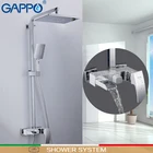 Дождевая Душевая система GAPPO, смеситель для душа Водопад, набор из латуни, кран для ванной комнаты