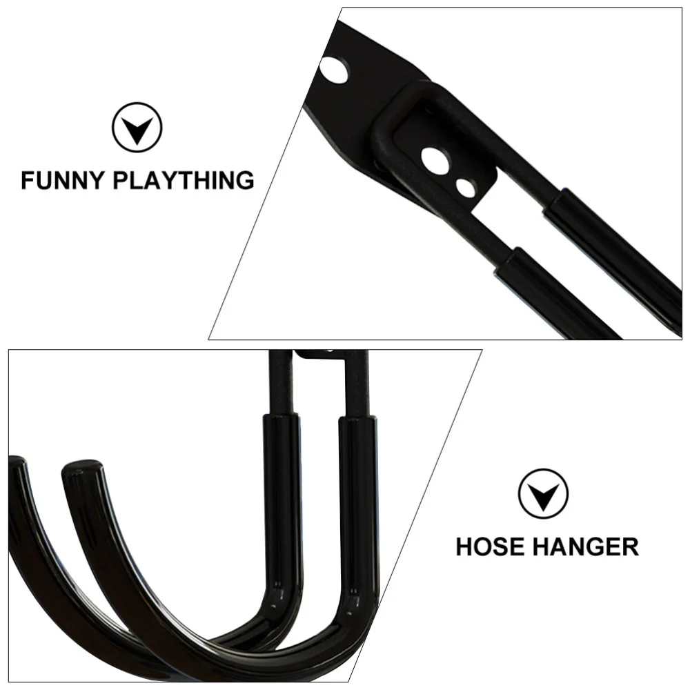 

3pcs Garden Wall Mounted Hose Hanger Heavy Duty Garage Storage Utility Hooks
