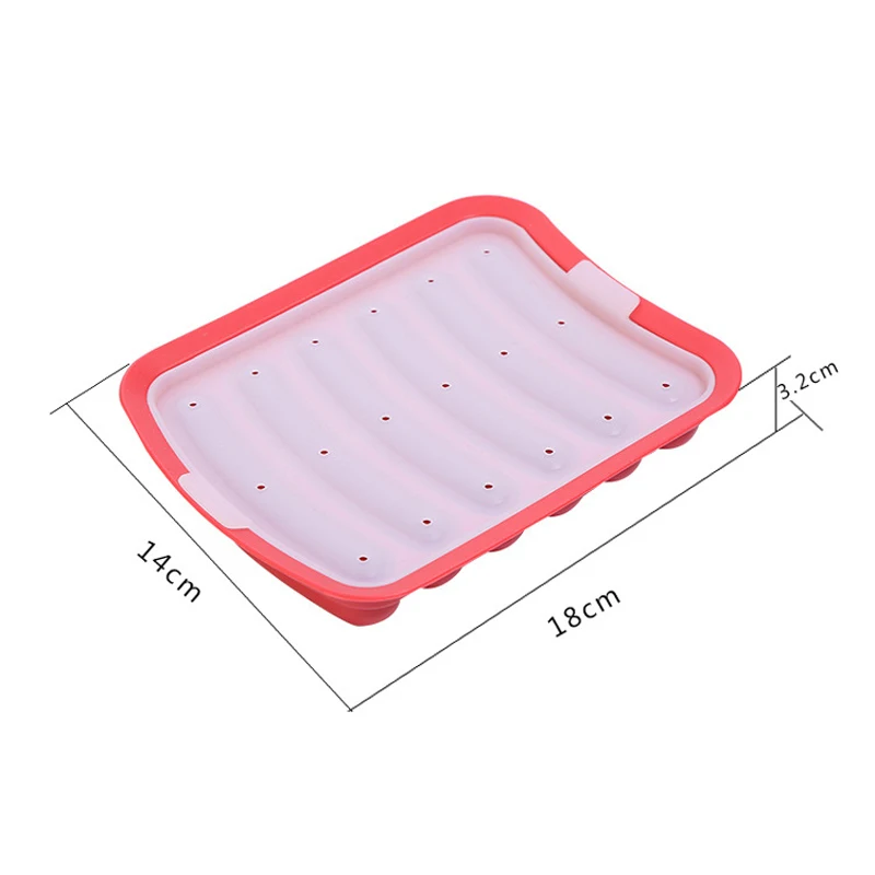 Homemade DIY Sausage Maker Silicone Mold Hot Dog Handmade Ham Mould Kitchen Making And Refrigerated Cake Tool | Дом и сад