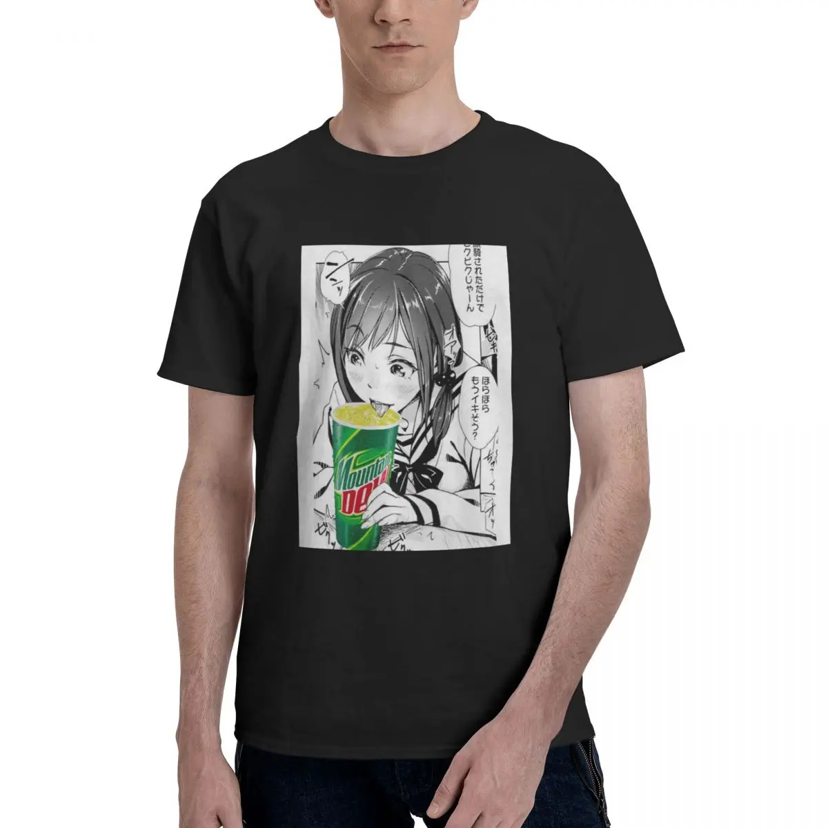 

Stay Hydrated Premium Hentai Ahegao Anime Gift Men's Awesome Tees Short Sleeve Crew Neck T-Shirt 100% Cotton Summer Clothes