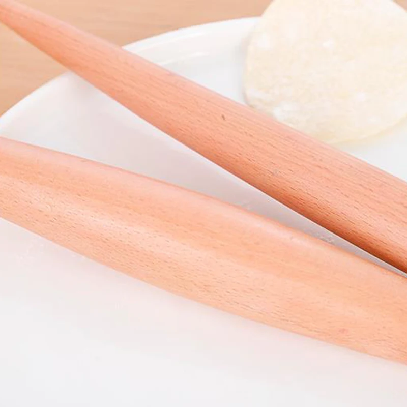 1 шт. Скалка деревянный ролик для помадки торта теста антипригарный кухонный