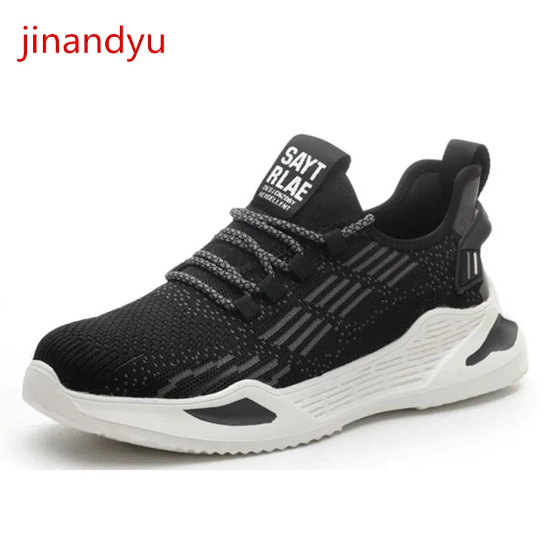 

Steel Toe Work Shoes Men Puncture Proof Safety Shoes Man Light Industrial Casual Shoes Male Workplace Safety Work Boots Sneakers