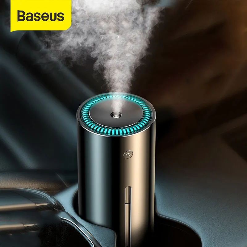

Baseus 300ml Air Humidifier Car Aroma Diffuser for Home Office Car Air Purifier Nano Spray Mute Clean Air Care