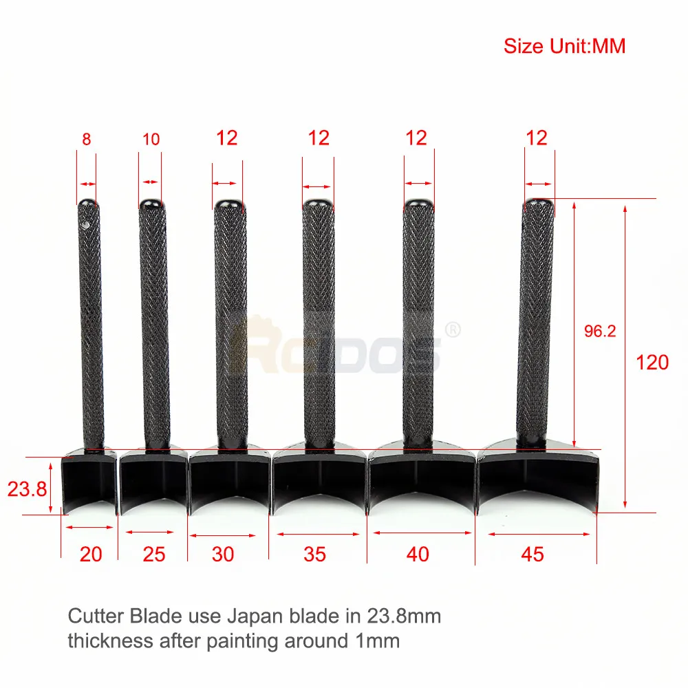 Ковровая ручка v образной формы с ремешком и вырезать удар RCIDOS DIY кожаный угловой