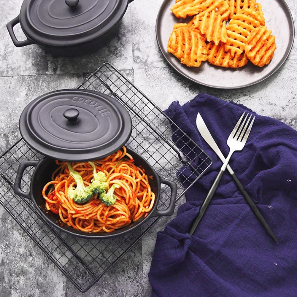 Черный пирог хлеб Торт стойки сетки для выпечки лоток Стенд печенье