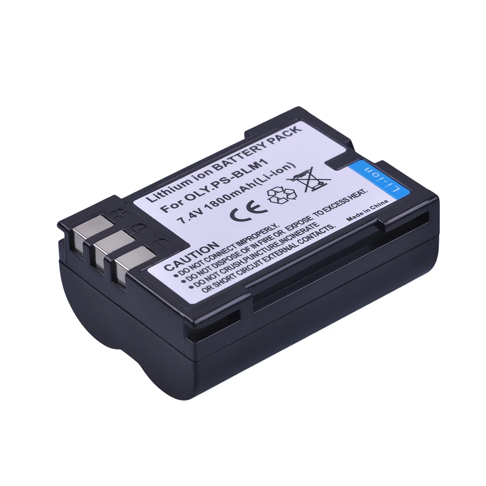 Литий ионный аккумулятор PS BLM1 4 шт. зарядное устройство с двумя USB портами для Olympus