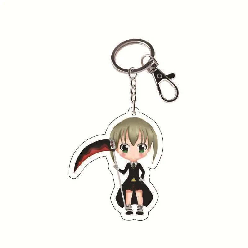 

Acrylic Keychain Comic Soul Eater Cartoon Figure Pendant Key Chain Keyring Jewelry Gift for Friends Cosplay Prop Party Accessory