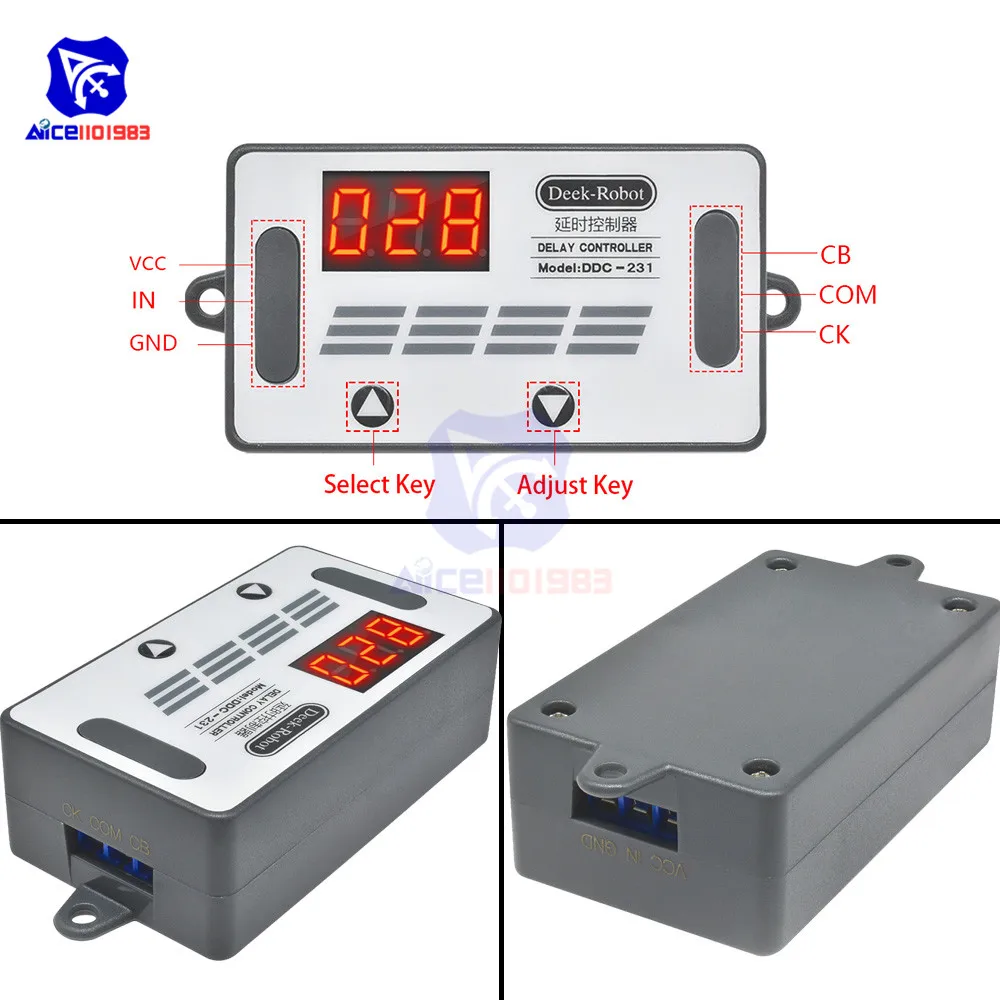 DDC-231 DC 12V Timer реле цикла Digital LED таймера задержки Board Switch Trigger программируемый модуль