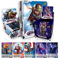 avengers 180pcs collect cards toy marvel captain america iron man spider man hulk anime figure card for children birthday gift
