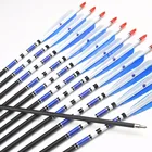31 дюйм стержень 500 карбоновые стрелы с реальной индейкой для охоты стрельбы из лука для блочного и рекурсивного лука
