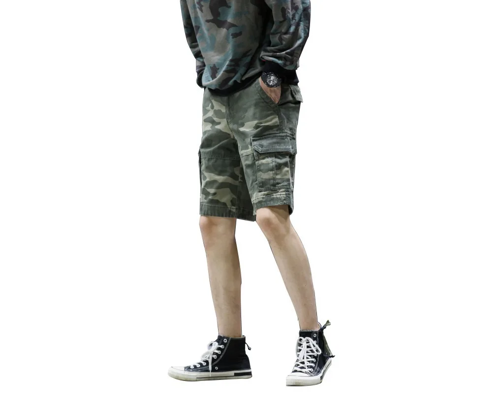 

Men's Summer New High-Quality Fashion Brand Khaki Five-Point Pants Casual Green Shorts Loose And Comfortable Black Shorts 28-38