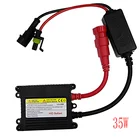 Тонкий ксеноновый балласт постоянного тока 35 Вт 12 В HID балласт Универсальная Замена для H1 H7 H11 9005 9006 H4