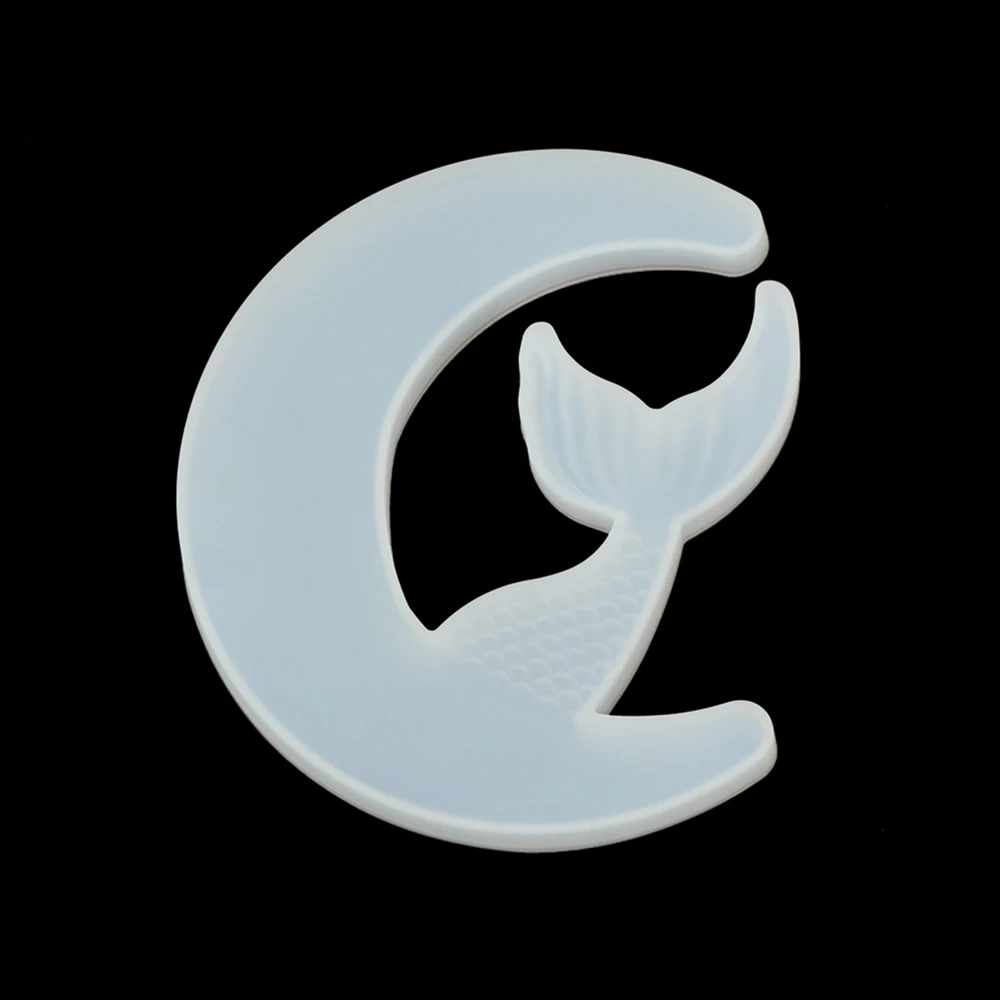 1 шт. силиконовая форма для девочек с Луной хвостами Волками кошками эпоксидной