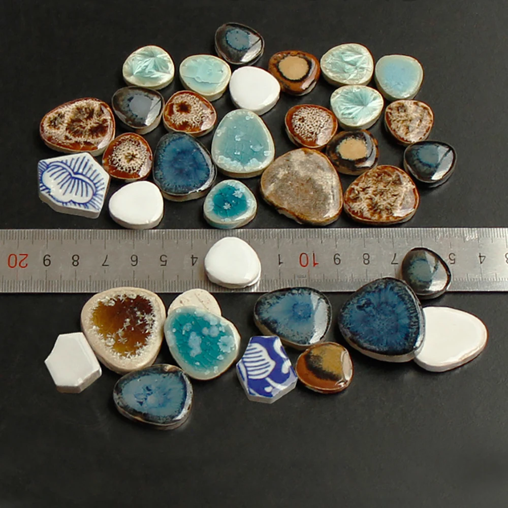 100 г Смешанные Цвет для поделок керамические мозаика Плитки ручной работы с