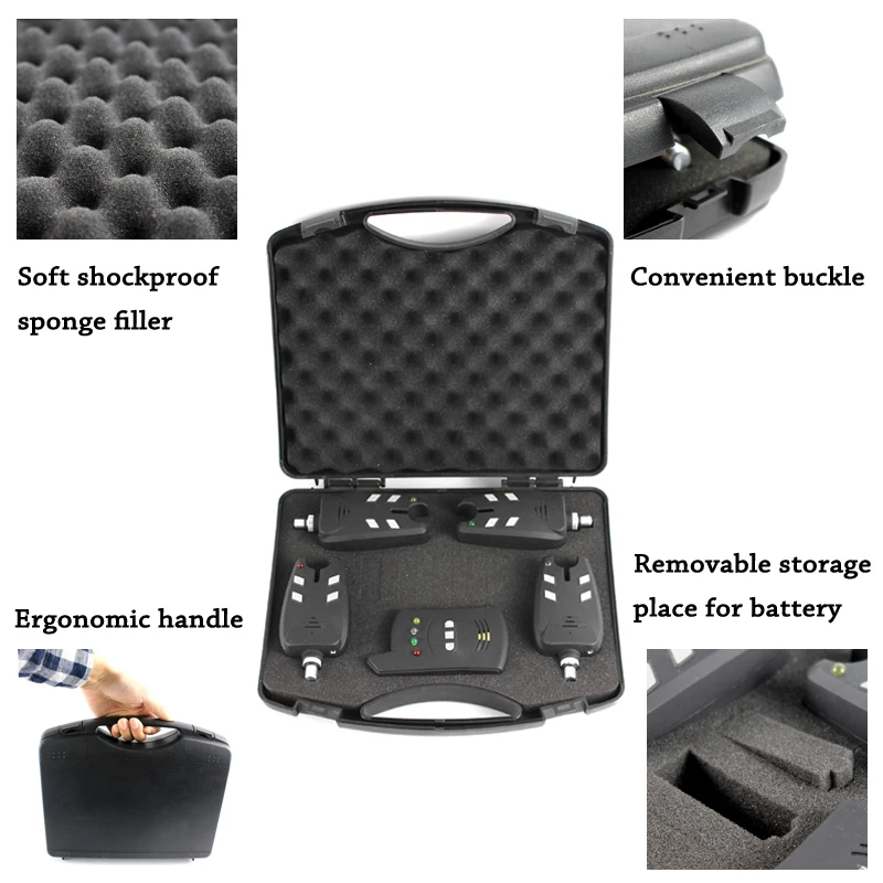 Светодиодный держатель для удочки алюминиевый ловли карпа сигнализация укуса