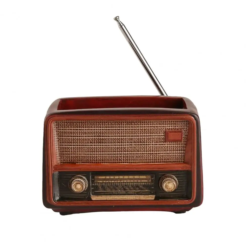 Радио цветочный горшок Ретро Уникальный полимерный мясистый скульптура для дома