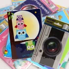 Новая Водонепроницаемая плоская Обложка для паспорта, 20 стилей, держатели для карт, 14*9,5 см, папка для документов из ПВХ, посылка для путешествий, паспорт, оптовая продажа